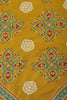 Mustard Color Cotton Printed Unstitched Suit