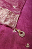 Pink & Wine Jaipuri Silk Leheriya Printed And Embroidered Saree