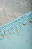 Light Blue Color Zari Woven Chanderi Cotton Saree