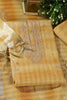 Mustard Tissue Silk Zari And Resham Embroidered Unstitched Suit Material