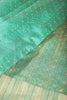 Mint Green Zari Woven Silk Saree