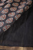 Black Digital Printed Chiffon Saree