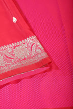 Rani Banarsi Silk Zari Woven Saree
