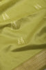 Sage Green Chanderi Silk Resham & Zari Woven Saree