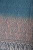 Navy Pashmina Printed And Neck Embroidered Unstitched Suit Material