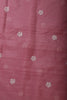 Light Maroon Tissue Resham Embroidered Saree
