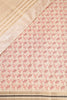 Dusty Pink Cotton Silk Floral Printed Saree