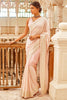 Pink Colour Georgette Embroidered Saree