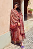 Rust Color Muslin Printed Unstitched Suit Material