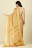 Mustard Color Chiffon Leheriya Printed Saree