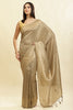 Beige Lightweight Banarasi Silk Weaving Saree