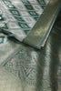 Green Color Zari Woven Chanderi Cotton Saree
