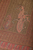 Brown Pashmina Floral Printed Unstitched Suit Material