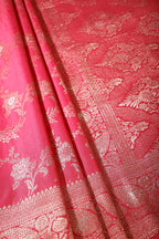 Valentine Red Colour Zari Woven South Silk Saree