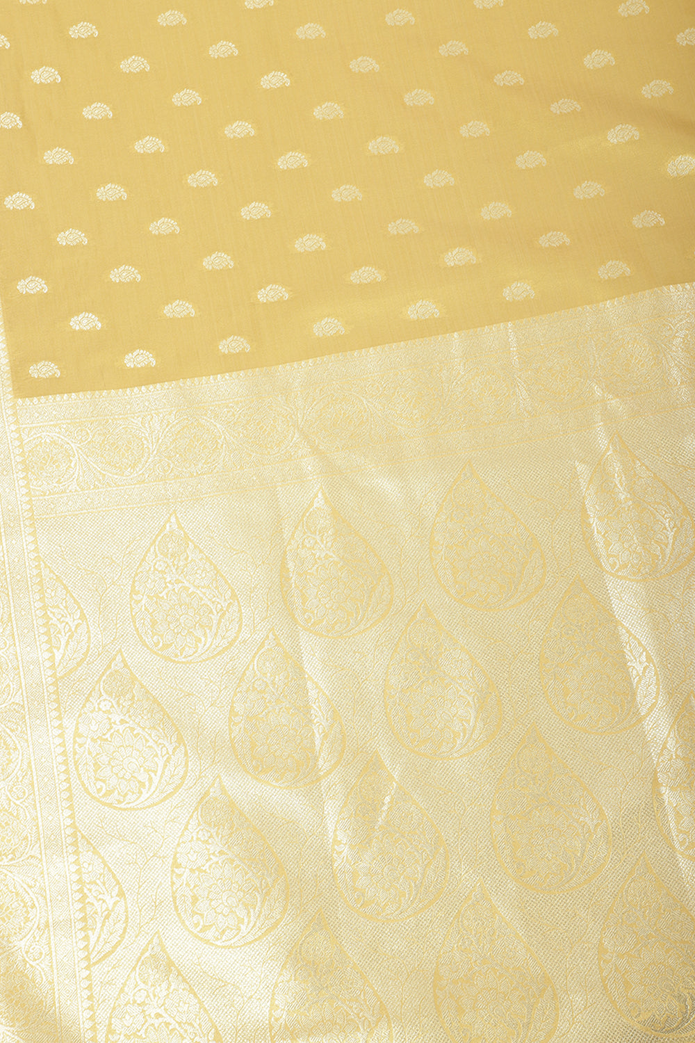 Gold Silk Woven Saree