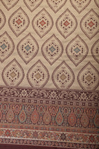 Maroon Pashmina Digital Printed Unstitched Suit Material
