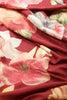 Maroon Jacquard Silk Lasa Printed Saree