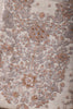 Beige & Brown Floral Printed Unstitched Suit Fabric