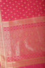 Fuchsia Pink Soft Silk Zari and Resham Woven Saree