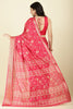 Raspberry Cotton Silk Printed Saree