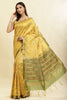 Mustard Cotton Silk Resham Woven Saree