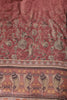 Light Maroon Floral Printed Spun Unstitched Suit Material
