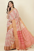 Beige Cotton Woven Saree