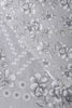 Grey Cotton Floral Printed And Resham Embroidered Unstitched Suit Material