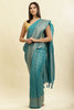 Eastern Blue Lightweight Banarasi Silk Weaving Saree