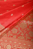 Red Color Gajji Silk Woven Saree
