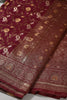 Wine Color Zari Woven South Silk Saree