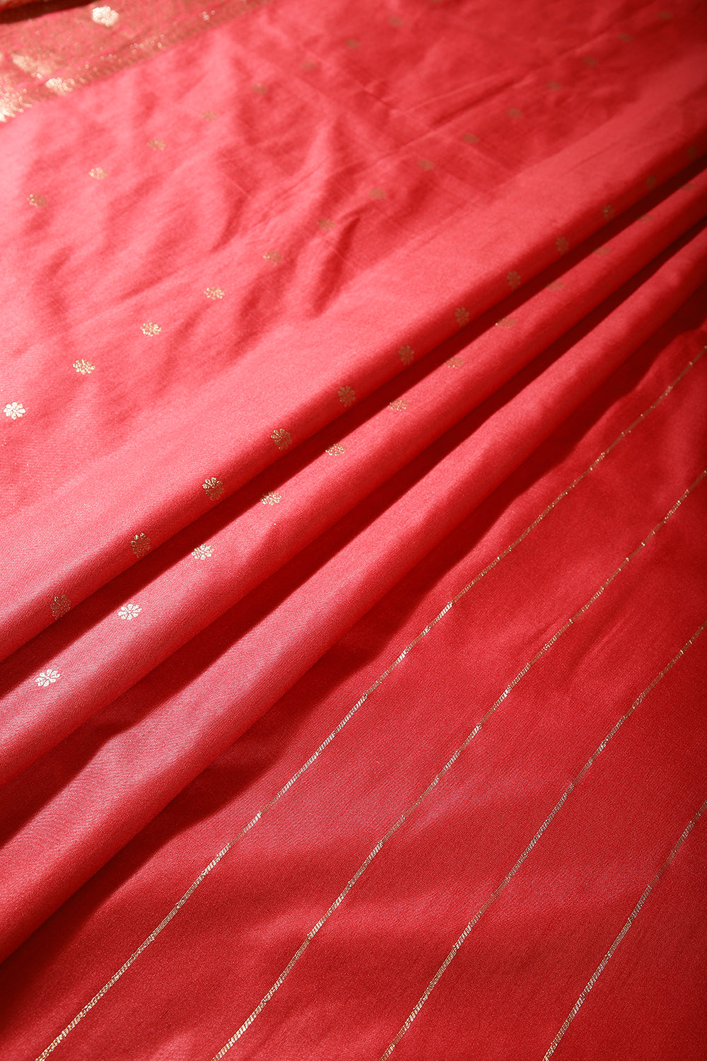 Red Color Art Silk Zari Woven Saree