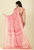 Pink Color Chiffon Leheriya Printed Saree