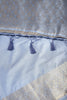 Bluish Grey Color Silk Woven Saree