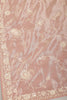 Pink Color Pure Tissue Silk Saree with Pearl and Zardozi Handwork