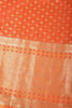 Orange Soft Silk Zari and Resham Woven Saree