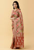 Rust Color Woven Georgette Saree