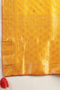 Mustard Color Banarasi Woven Tussar Silk Saree