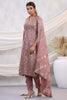 Dusty Pink Color Embroidered Georgette Unstitched Suit Material