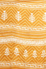 Mustard Cotton Dhabu Printed Saree