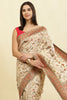 Tussar Color Silk Madhubani Woven Saree