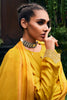 Mustard Color Embroidered Silk Unstitched Suit Material