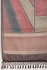 Wine Organza Cotton Printed Saree