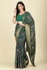 Green Cotton Silk Printed Saree