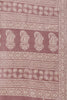 Mauve Cotton Silk Boota Printed And Zari Woven Saree