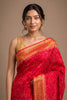 Red Silk Woven Saree
