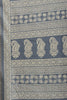 Blue Color Cotton Silk Boota Printed And Zari Woven Saree