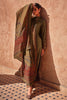 Sage Green Color Pashmina Printed Unstitched Suit Material