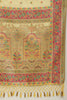 Light Mustard Chanderi Cotton kashida Weaves Saree
