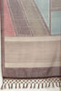 Brown Organza Cotton Printed Saree